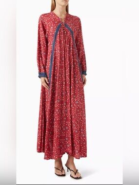 Natalie Martin FIORE MAXI PINWHEEL BARN RED